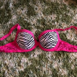 Victoria Secret Pink Zebra Bra
